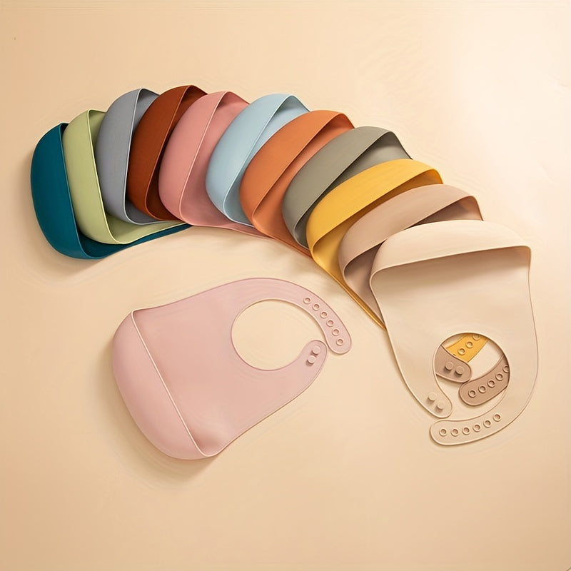 Babador De Silicone Com Coletor De Migalhas