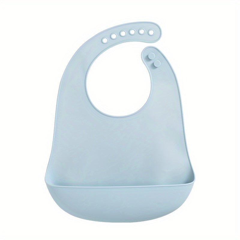 Babador De Silicone Com Coletor De Migalhas