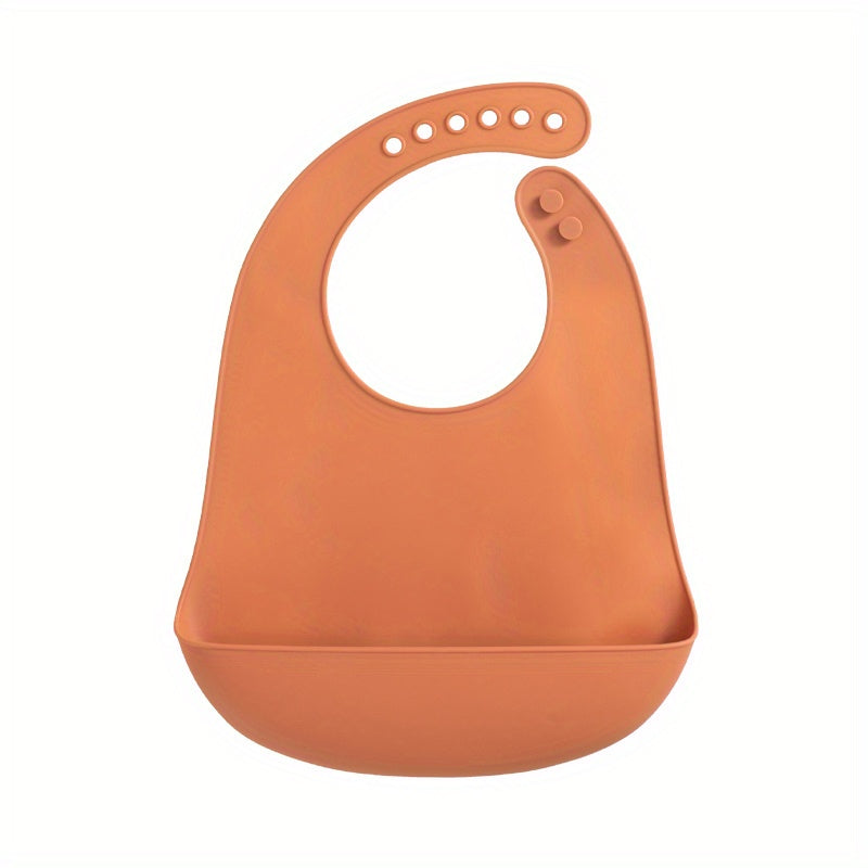 Babador De Silicone Com Coletor De Migalhas