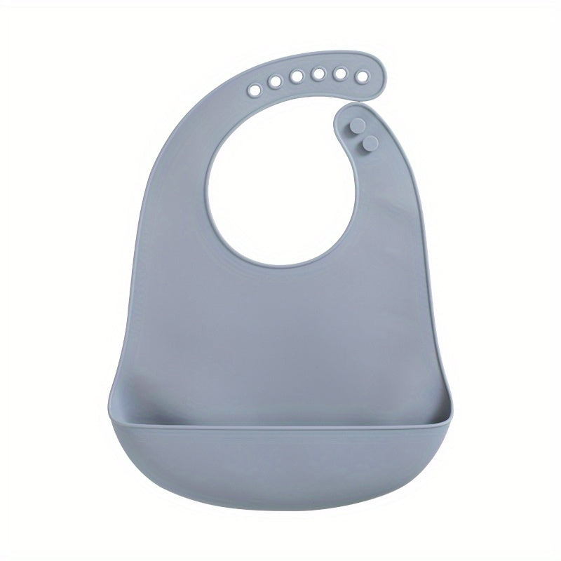 Babador De Silicone Com Coletor De Migalhas