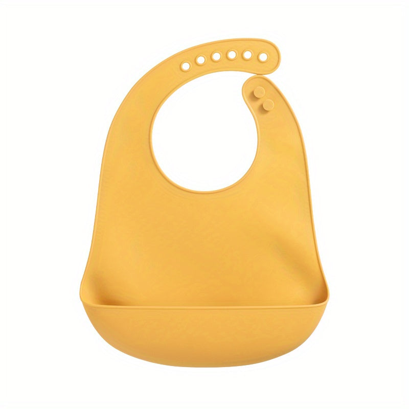 Babador De Silicone Com Coletor De Migalhas