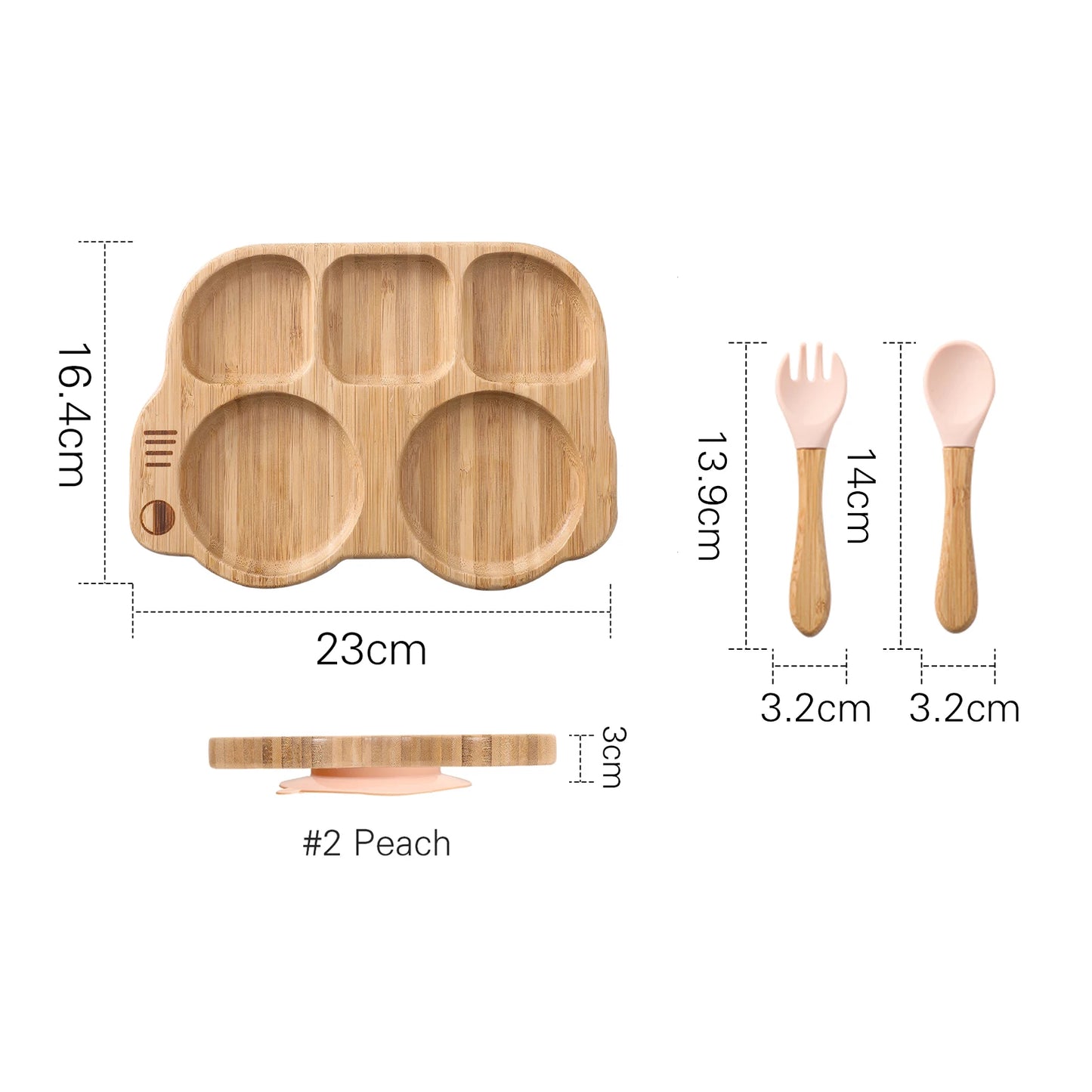 Baby Silicone Sucker Plate Spoon Garda