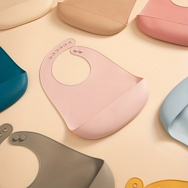 Babador De Silicone Com Coletor De Migalhas