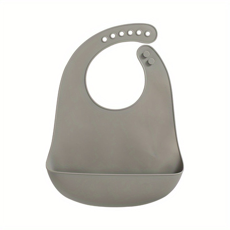 Babador De Silicone Com Coletor De Migalhas