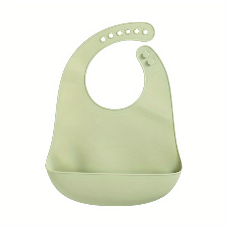 Babador De Silicone Com Coletor De Migalhas