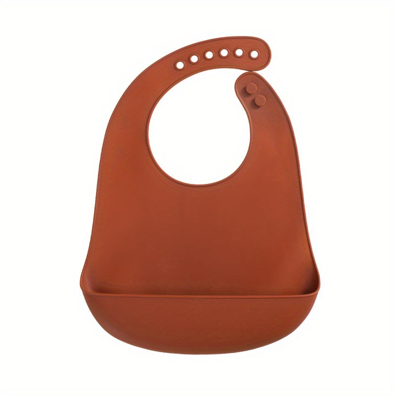 Babador De Silicone Com Coletor De Migalhas