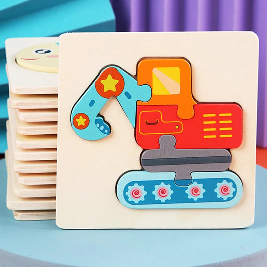 Kids Toys de madeira 3D