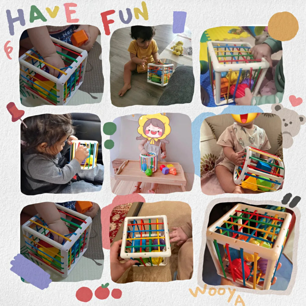 Blocks de forma colorida
