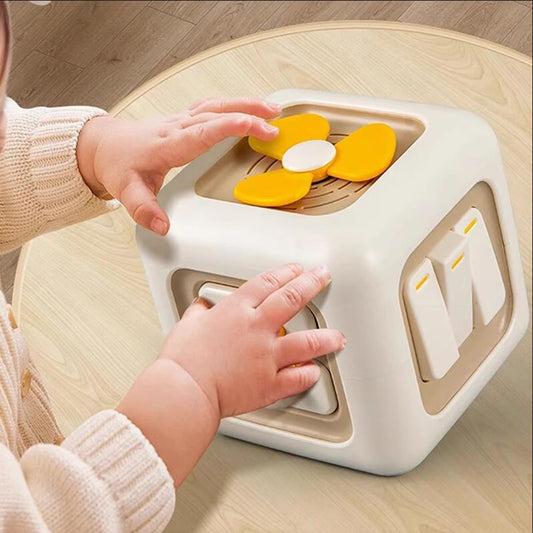 Cubo movimentado de viagens Sensorial